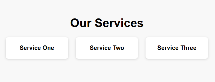 Services Grid Screenshot